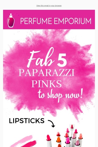 Fab 5 Paparazzi pinks to shop now!