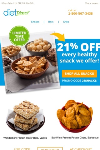 Limited Time Only: Special Snack Savings!