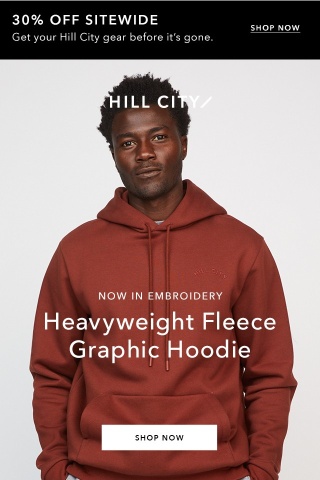 New In: Heavyweight Fleece Graphic Hoodie & more