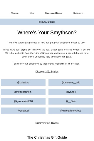 Where’s your Smythson?
