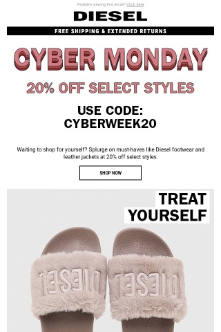 Ends Soon! Cyber Monday + Up to 40% Off End of Season Sale