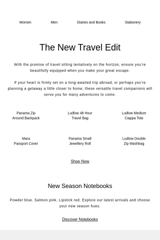 The New Travel Edit