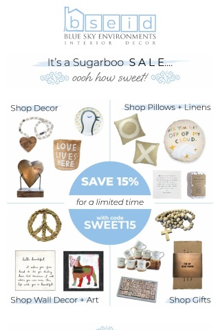 15% OFF SUGARBOO & CO Yes, Please!!!