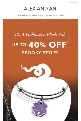 FINAL HOURS: Up to 40% off Spooky Styles 🎃