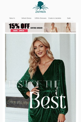 🔥Take 15% off! Plus, shop the Season's Best Clothing Sale.