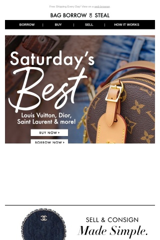 Saturday's BEST... Louis Vuitton, Dior, Saint Laurent & more!