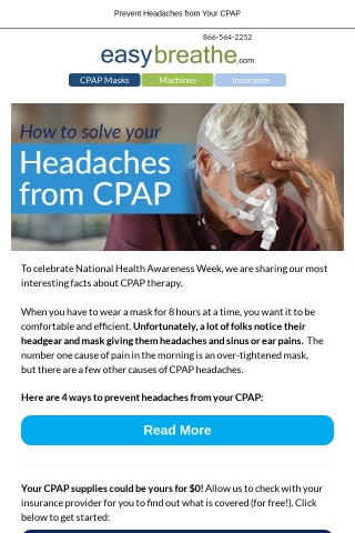 What To Do About CPAP Headaches?