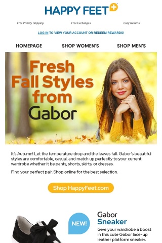 Gabor: Fresh Fall Styles for Men & Women