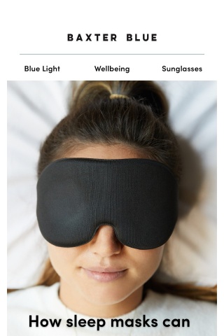 How sleep masks can improve your sleep 💤
