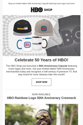 Celebrate 50 YEARS OF HBO w/ This New Collection!