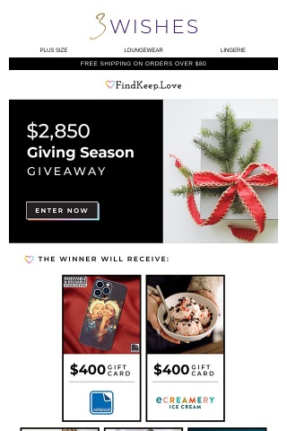 ✨Win $2,850 in Gifts for the Holidays✨