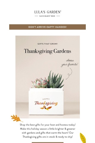 Thanksgiving gifts for your hosts! 🍂