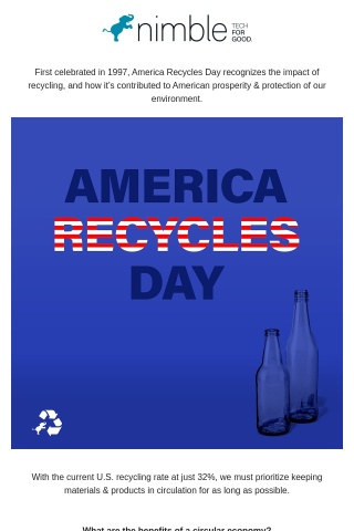 🇺🇸 America Recycles Day 2022 ♻️
