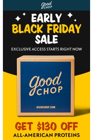 Black Friday Early Access [$130 OFF]