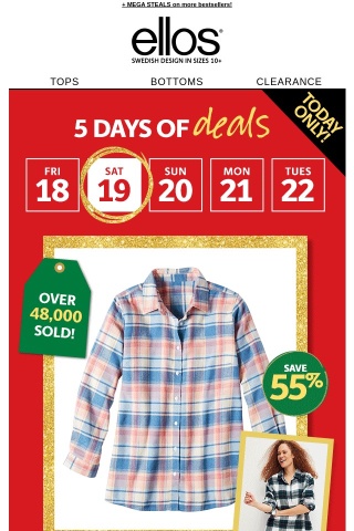 🎯$24.90 Cotton Flannel Shirt