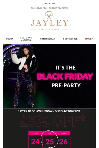 Now LIVE Black Friday Pre-Party