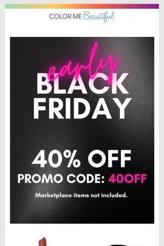 Here's Your Black Friday Code!