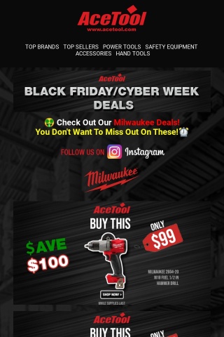 🛠️ Milwaukee Black Friday Deals Are HERE!!!