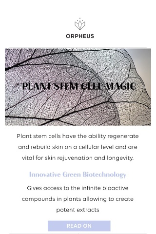 Our Green Biotechnology: Resurrection Flower Stem Cell Science