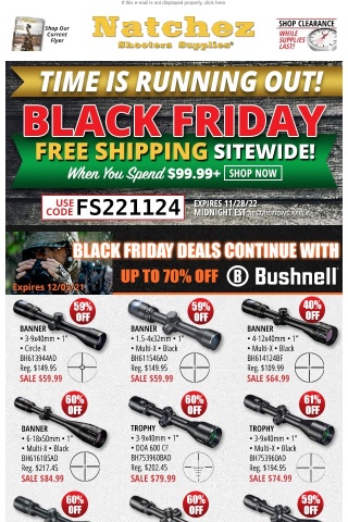 Bushnell Blowout With up to 70% Off!