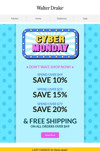 VIP Cyber Monday Access Is Waiting...