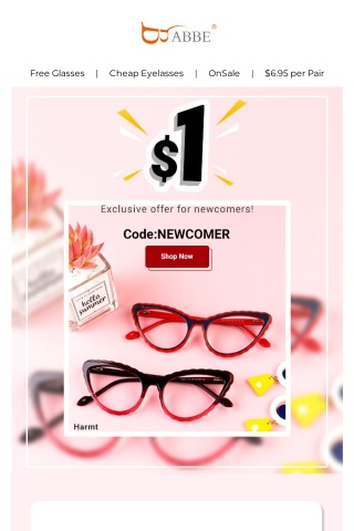 Eyeglasses frames $1 Only