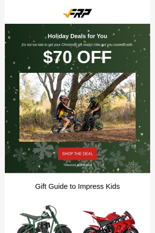 $70 Discount For Your Holiday