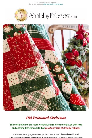 NEW🎅Old Fashioned Christmas Quilt, Wool Felt Poinsettia Tree Skirt + New Fabric!