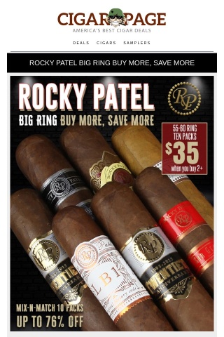 Rocky Patel big ringers $3.50