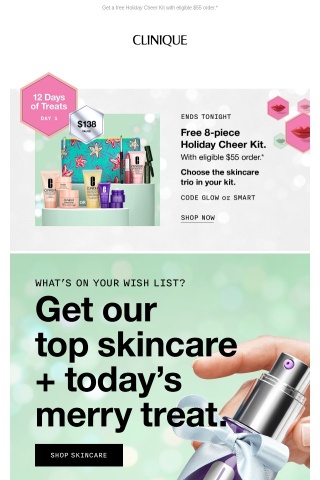 💫 Our most-wished-for skincare 🎁 Merry treat inside!