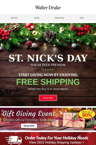 St. Nick Has A Surprise For You >>