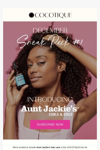 Dec Sneak Peek #1 is here AND it's a 1st FOR US 😍
