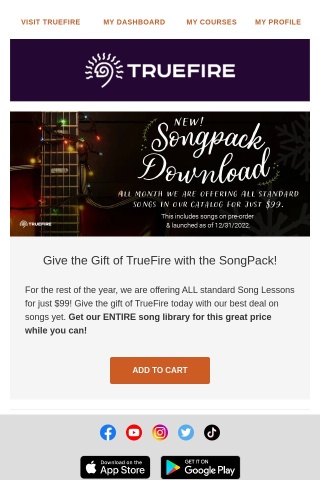 Our New SongPack is the Perfect Gift! 🎁