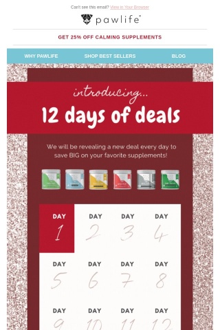 🎁 Day 1: 25% OFF Calming
