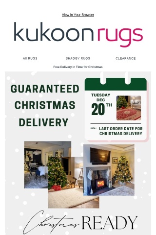 Free Delivery in time for Christmas 🔔