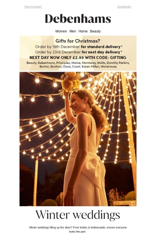 The winter weddings guide + £2.99 next day delivery