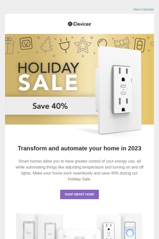 With 40% off, will 2023 be the year you give your home a voice?🗣️