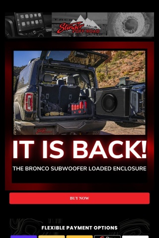 Ford Bronco Loaded Enclosures Are Back