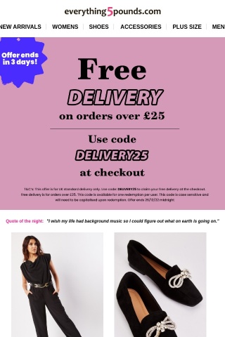 Don't miss free delivery 😍
