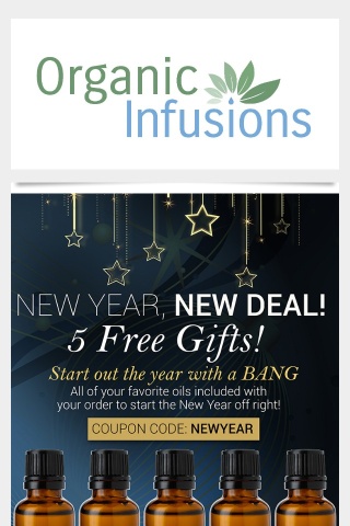 New Year Special! ✷ 5 FREE GIFTS ✷