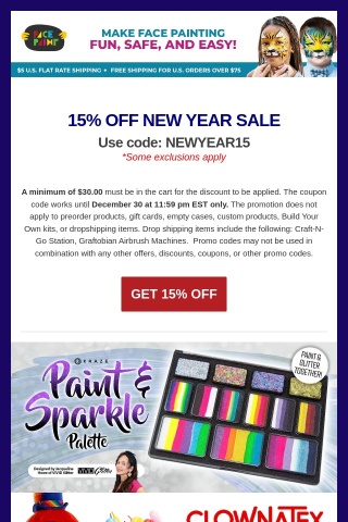 ⏰ 15% OFF New Year Sale!