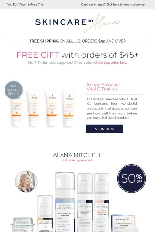 Special Gift Just For You .. FREE Skincare Kit!