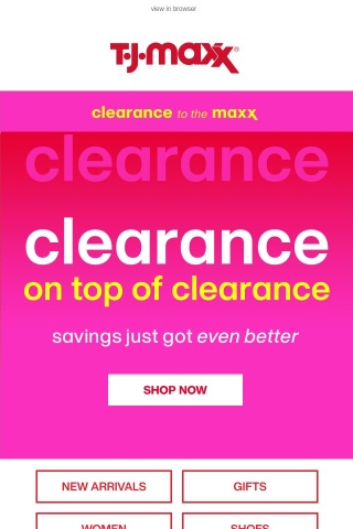 Clearance ON TOP OF clearance!  😲​