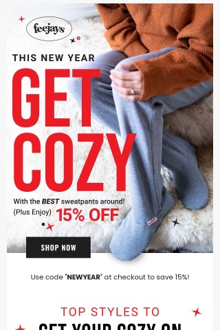 This New Year get cozy with the best sweats around!!