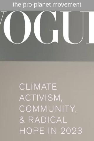 BILLIE + Vogue are calling all CLIMATE ACTIVISTS