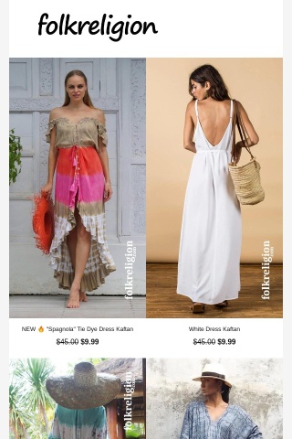 Final Price Dresses & Kimonos : $9.99