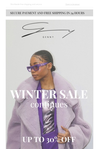Winter Sale continues