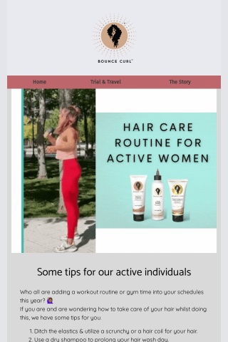 Active individuals hair care 💪🏼