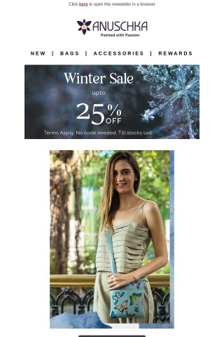 Winter Clearance, Going Fast!
