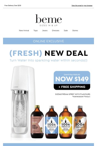 ( FRESH ) New Deal | Soda Stream Bundle NOW $149 + Free Shipping